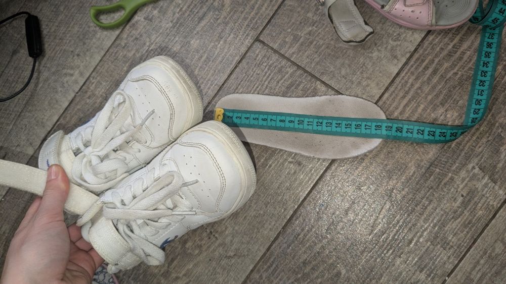 Білі хайтопи, демісезонні ботіночки, кросівки Champion 30p.