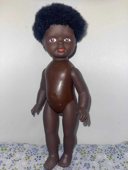 Вінтажна лялька темнокожа ГДР 50-60 р.22 см