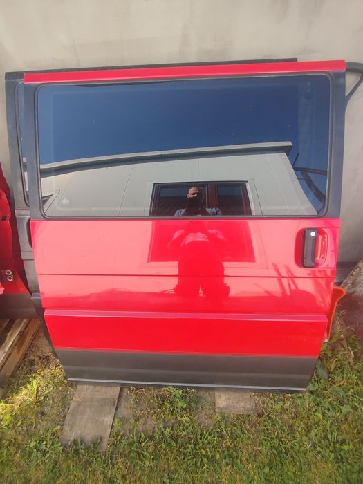 VW T4 multivan przód polift,szyba tylnia AS3,drzwi.