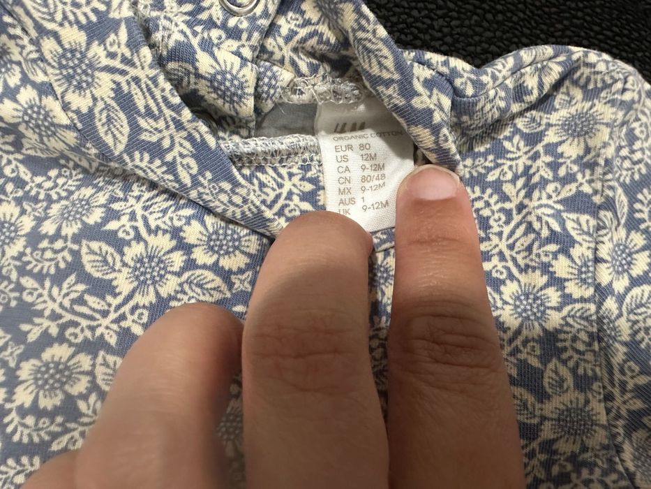 Vestido Flores (9-12M) H&M