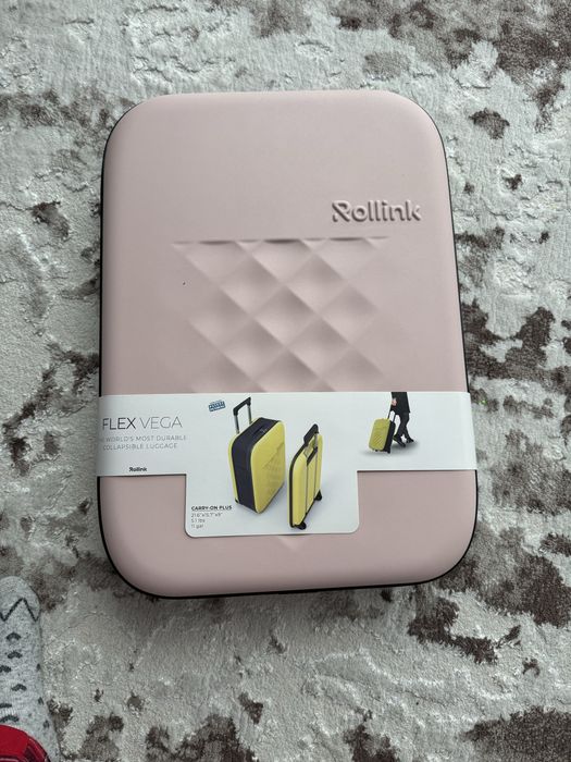 Валіза Rollink колір pink