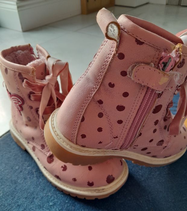 Botki buty kozaki ocieplane zima rozm. 28