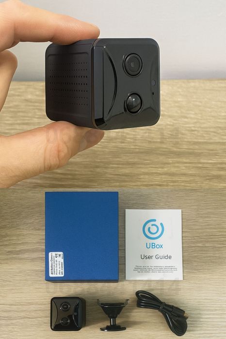 4G IP-камера 5 Мп: SIM-карта, аккумулятор, ночное видение, PIR, UBox