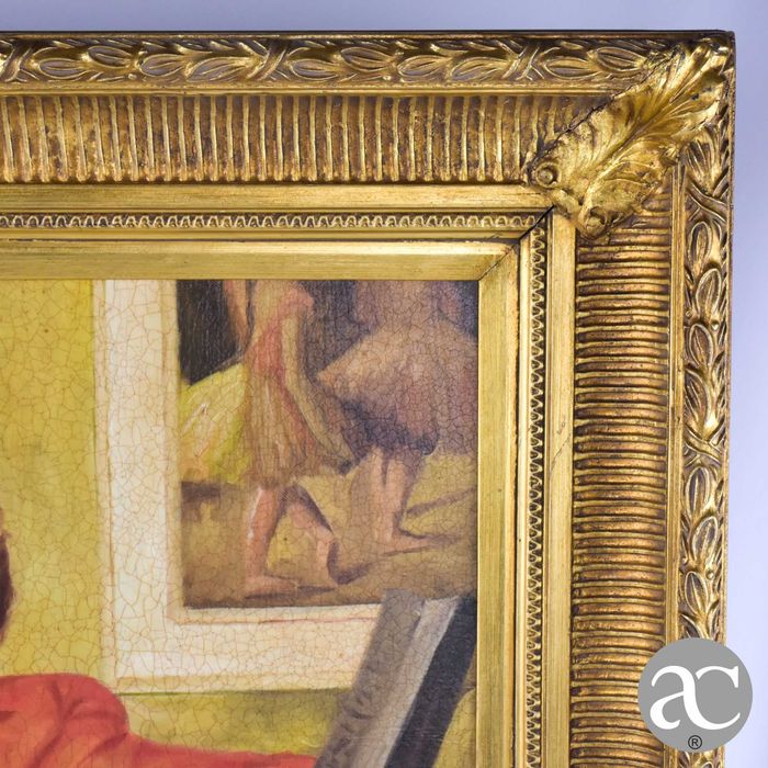 Óleo sobre platex "Yvonne et Christine Lerolle au Piano" (Reprodução)