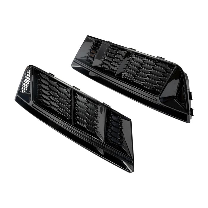 Решітка переднього бампера Audi A4 B9 2015-2019 Black