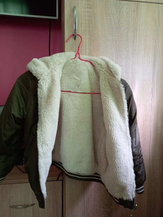 Куртка на девочку двухстороняя осень весна