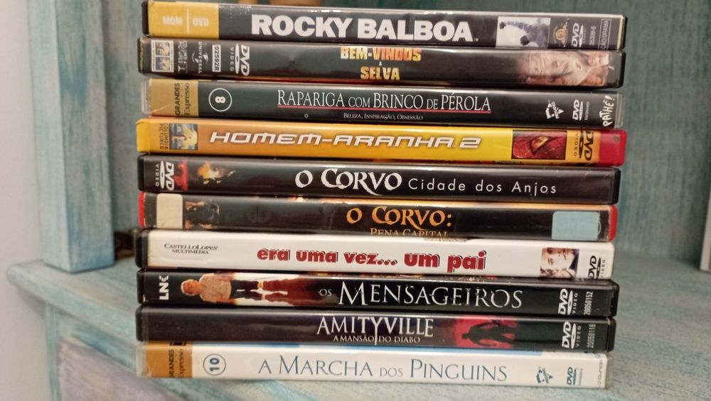 DVD vários géneros.
