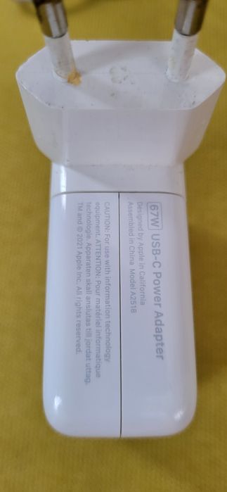 Apple carregador USB-C 67W