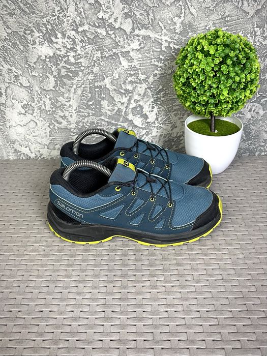Salomon кроссовки полуботинки 36 размер детские трекинговые синие