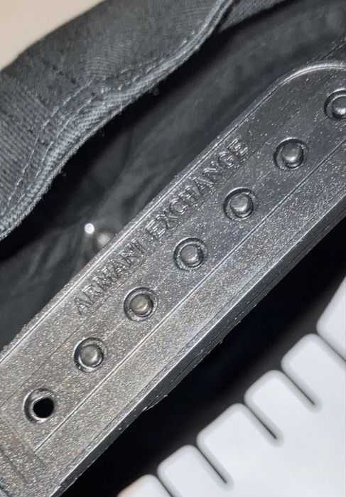 Кепка Armani Exchange колір чорний ОРИГИНАЛ ‼️