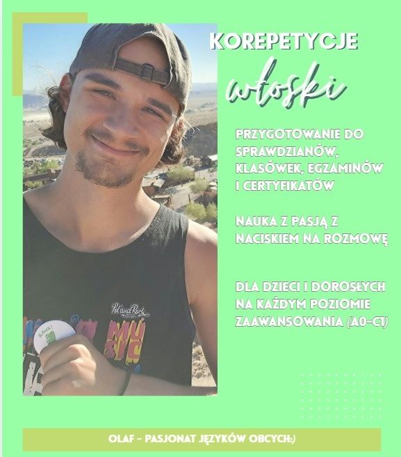 Język włoski - korepetycje online:)