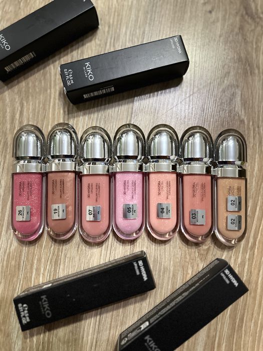 Блиск для губ kiko 3d hydra lipgloss оригінал