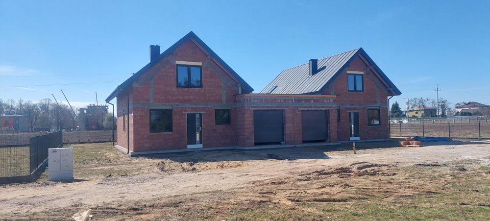 Dom bliźniak 139,5 m² – stan surowy zamknięty – Korytków – OKAZJA