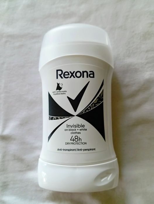 Rexona Invisible Black & White Antyperspirant w sztyfcie 50 ml. 5 szt.