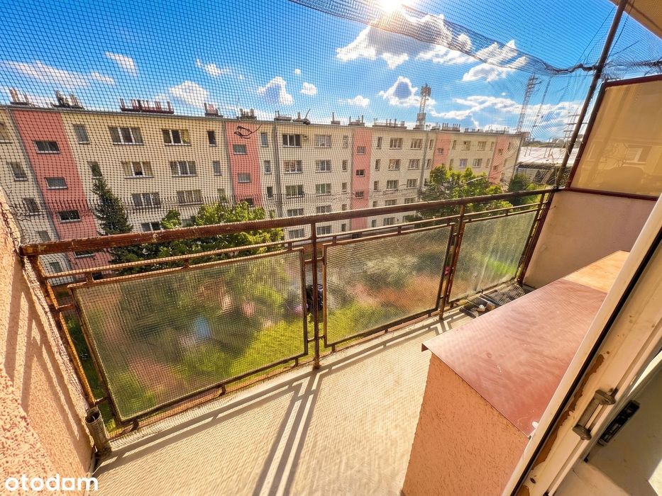 Ustawne 2 pokoje z dużym balkonem i piwnicą | 46,67 m² | ul. Solskiego