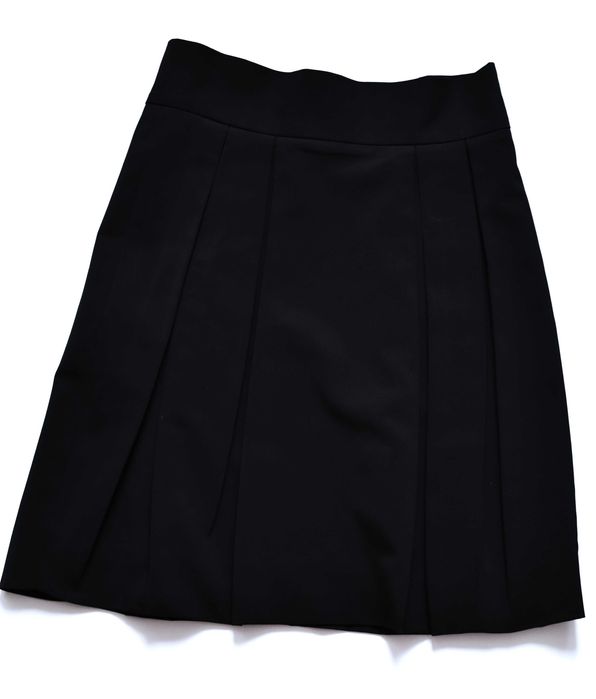 SIMPLE BOUTIQUE Spódnica czarna kontrafałdy XS, może S