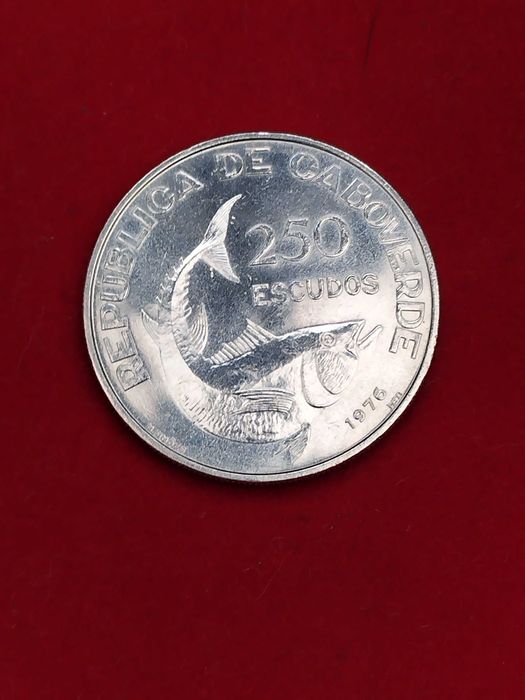Moeda 250$00 Cabo Verde Prata 900