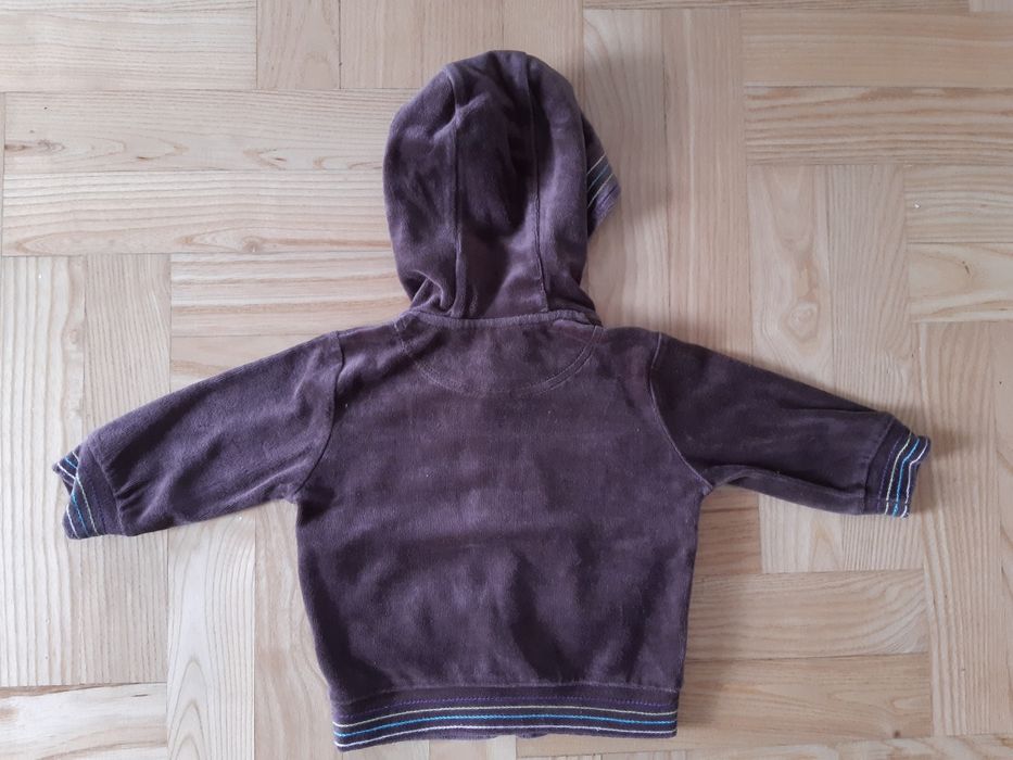 Komplet dresowy dla dziewczynki, rozm. 68, bluza na zamek i spodnie