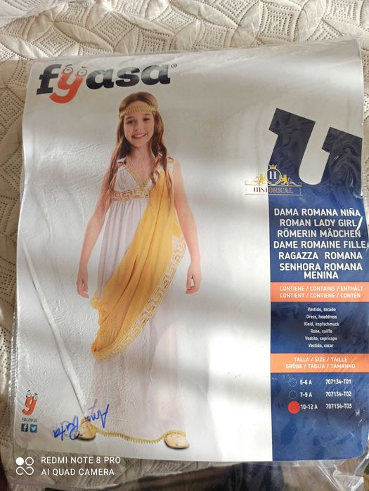 Fato de Carnaval de Romana - Criança