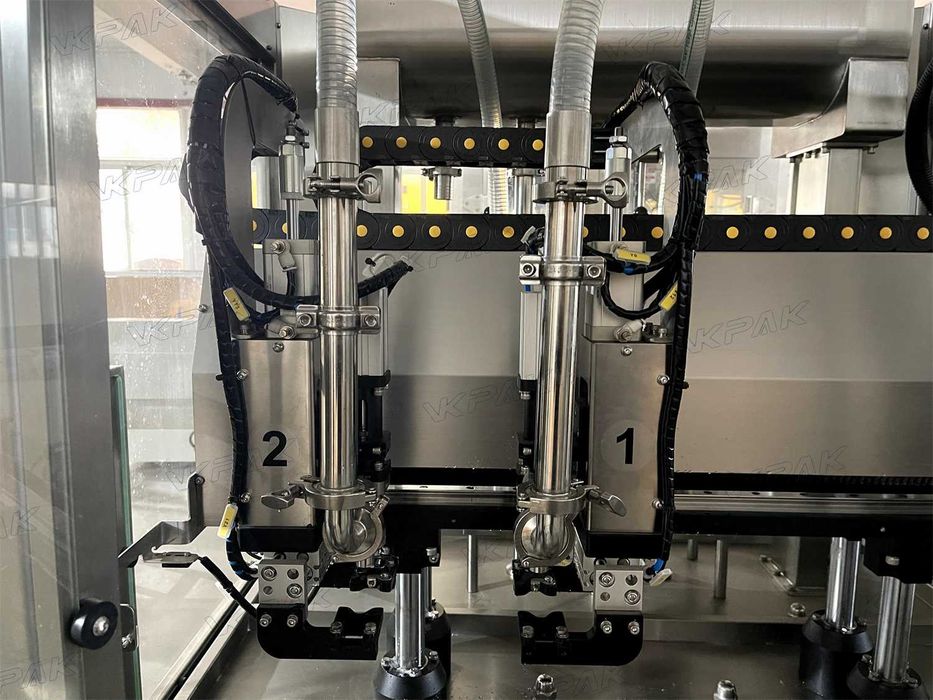 Máquina automática de enchimento de garrafas de pasta de molho de mel