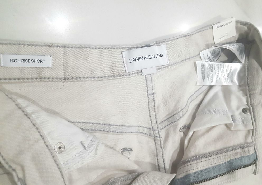 Szorty jeansowe z wysokim stanem Calvin Klein