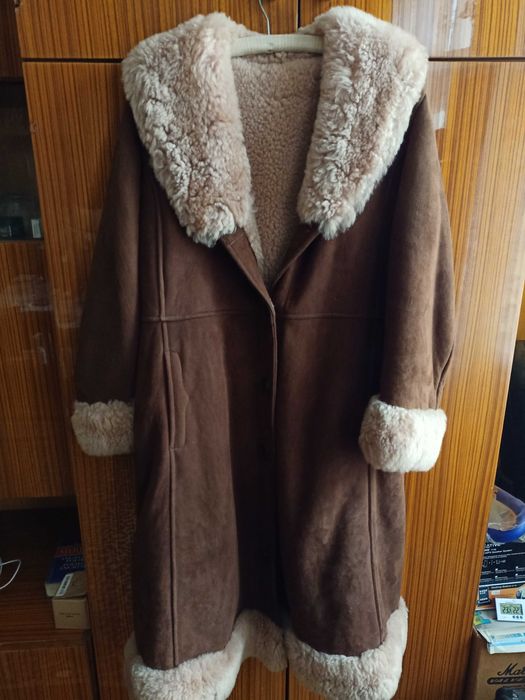 płaszcz damski kożuch