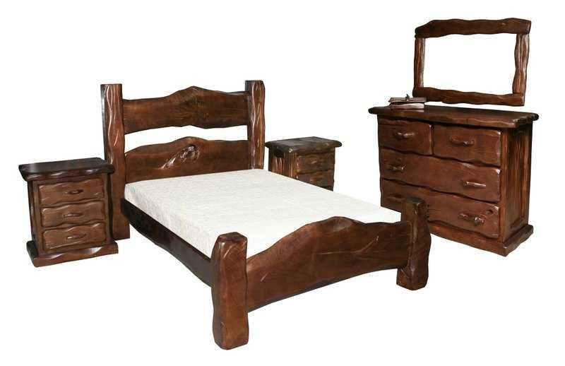 Moveis rústicos de madeira de castanho maciço (novos)