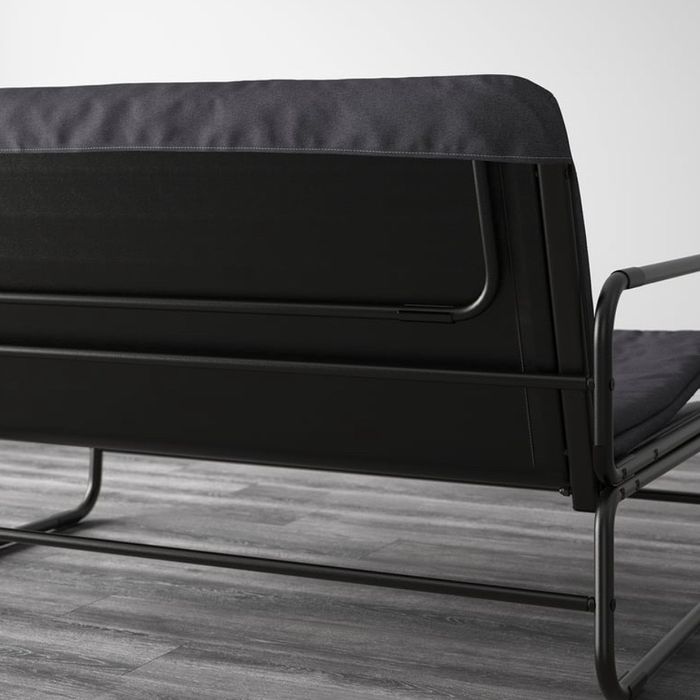 Sofá-cama, Knisa cinz esc/preto (Ikea HAMMARN)