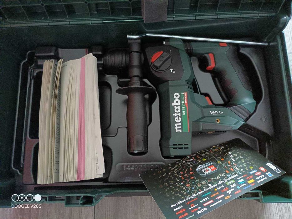 Metabo BH 18 LTX BL 16 безщітковий перфоратор + metabox