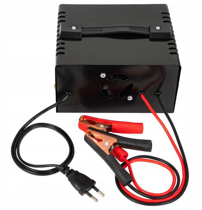 Prostownik Samochodowy Automatyczny Funkcja Napraw Akumulator 12V 24V