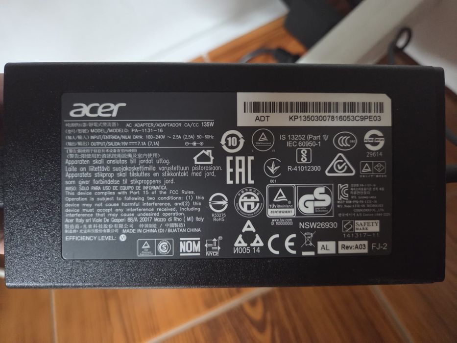 Portatel acer nitro 5  i7