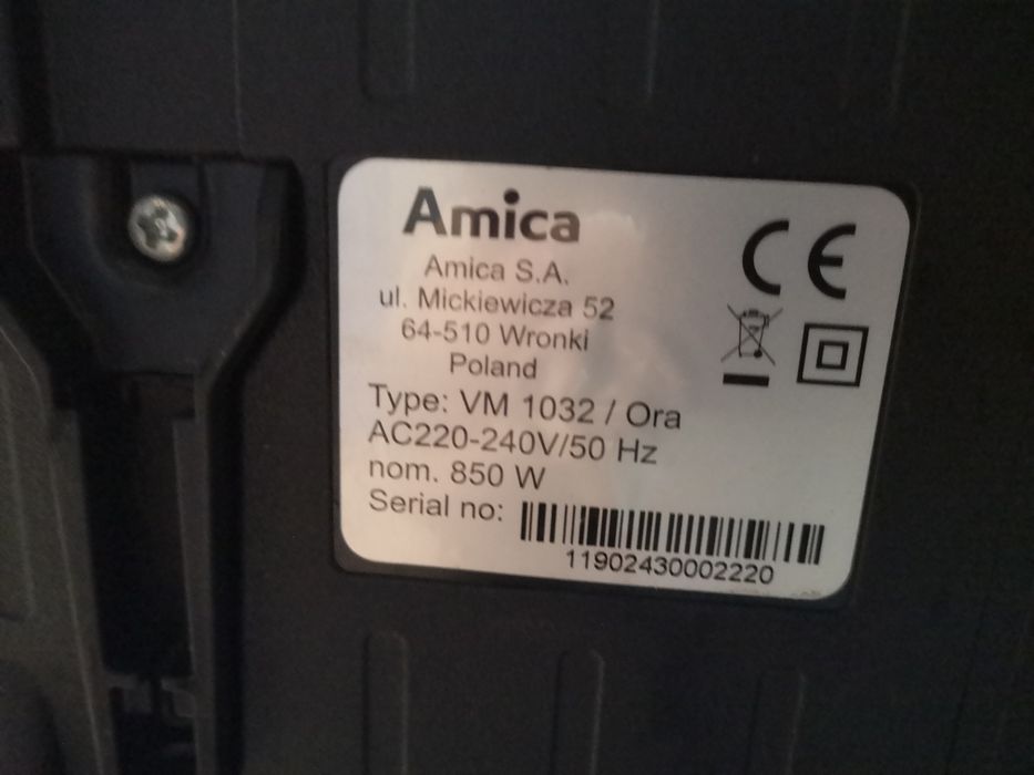 Odkurzacz Amica VM 1032 Ora, 900 W