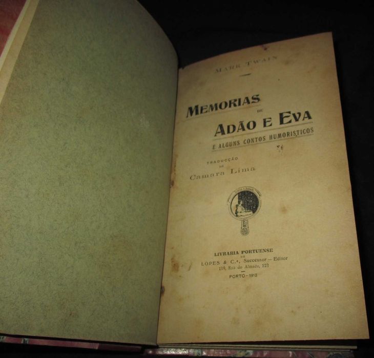 Livro Memórias de Adão e Eva e Alguns Contos Humorísticos Mark Twain