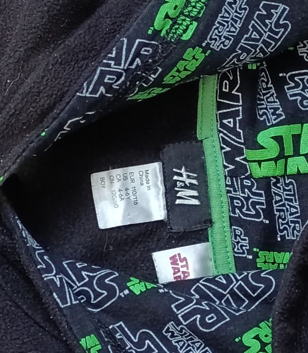 Худи H&M Star wars на рост 110-116, 4-6лет