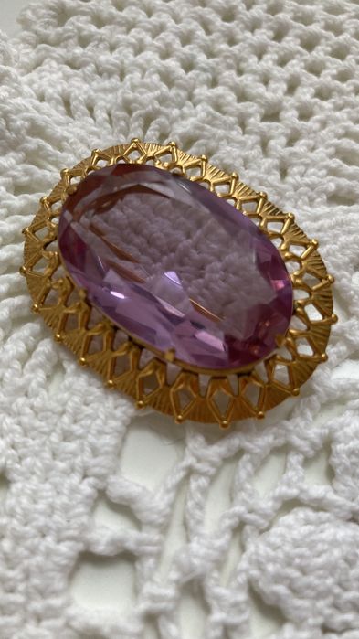 Винтажная брошь «Леденец»