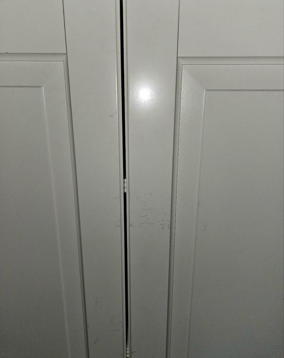 Szafa, witryna komoda IKEA LIATORP biała klasyczna dwudrzwiowa solidna