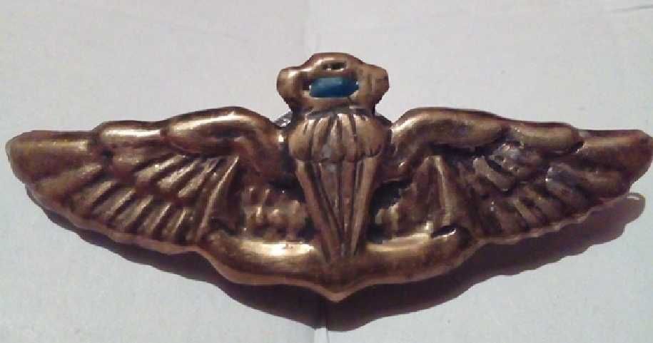 Вінтажній знак 2003 рік-Парашутист спецназ ВМС-орігінал