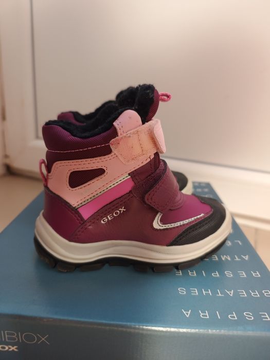 Детские зимние ботинки Geox Flanfil 22 р., Сапоги девочке.