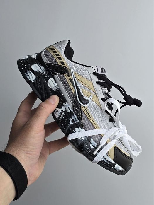 Nike Initiator Custom White Black Beige кросівки