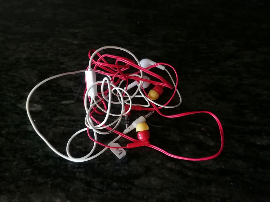 Fones de ouvido azuis