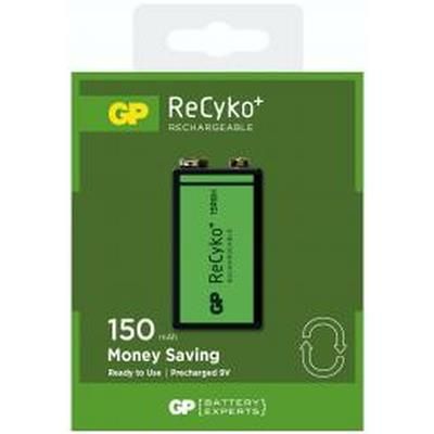 Akumulator 9V 6F22 6LR61 150mAh GP Battery ReCyko
