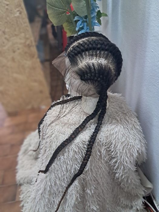 Perucas de tranças 360° Novas