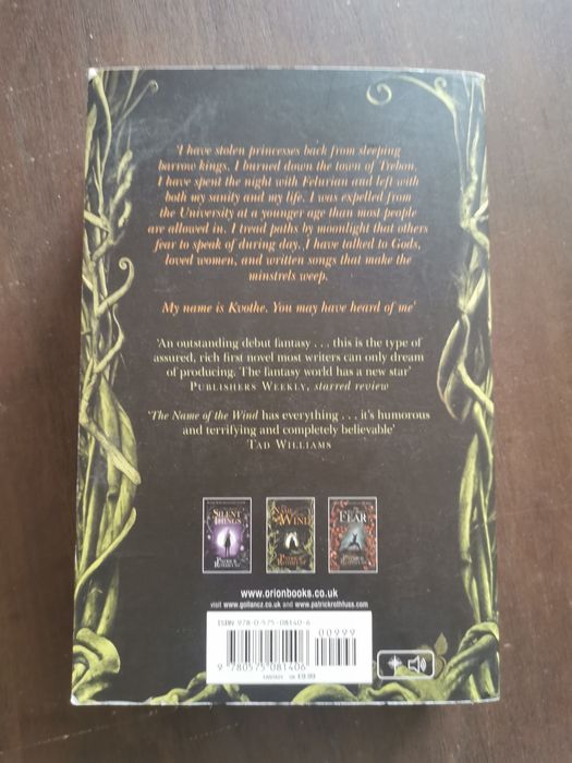 The Name of the Wind - Patrick Rothfuss