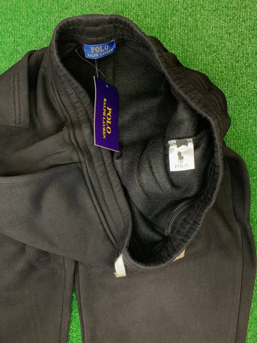 Штани Polo Ralph Lauren, поло ральф лаурен на зиму чорні