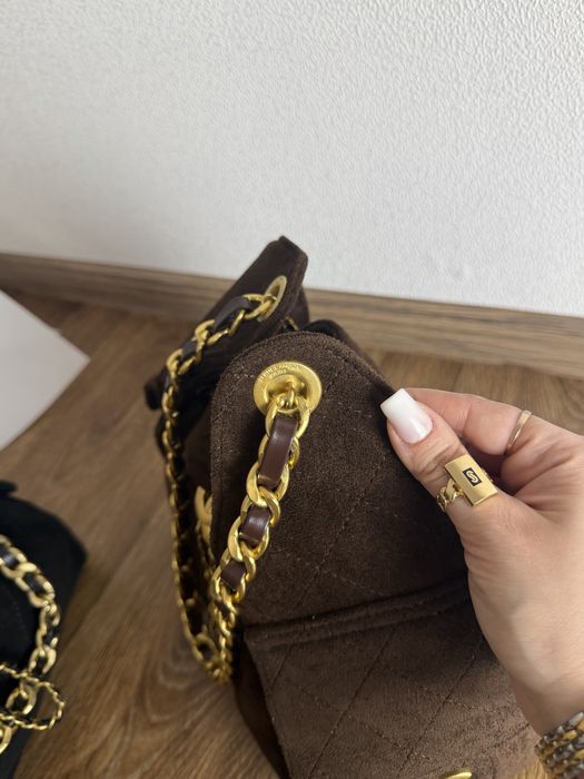 сумка Chanel Hobo 25 /Chanel 25  Handbag замшева