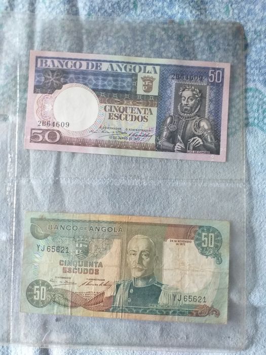 Vendo moedas e notas antigas