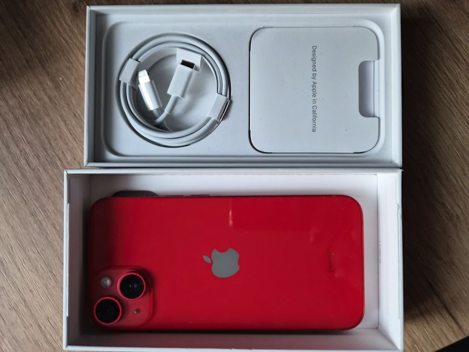 I phone 14 256 gb czerwony