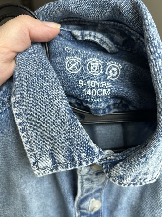 Jeansowa koszula chłopięca 140 Primark