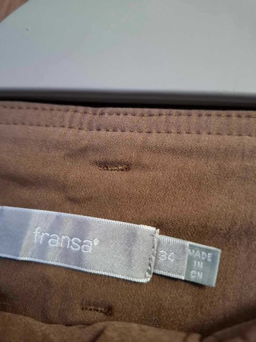 Spodnie damskie XS brąz