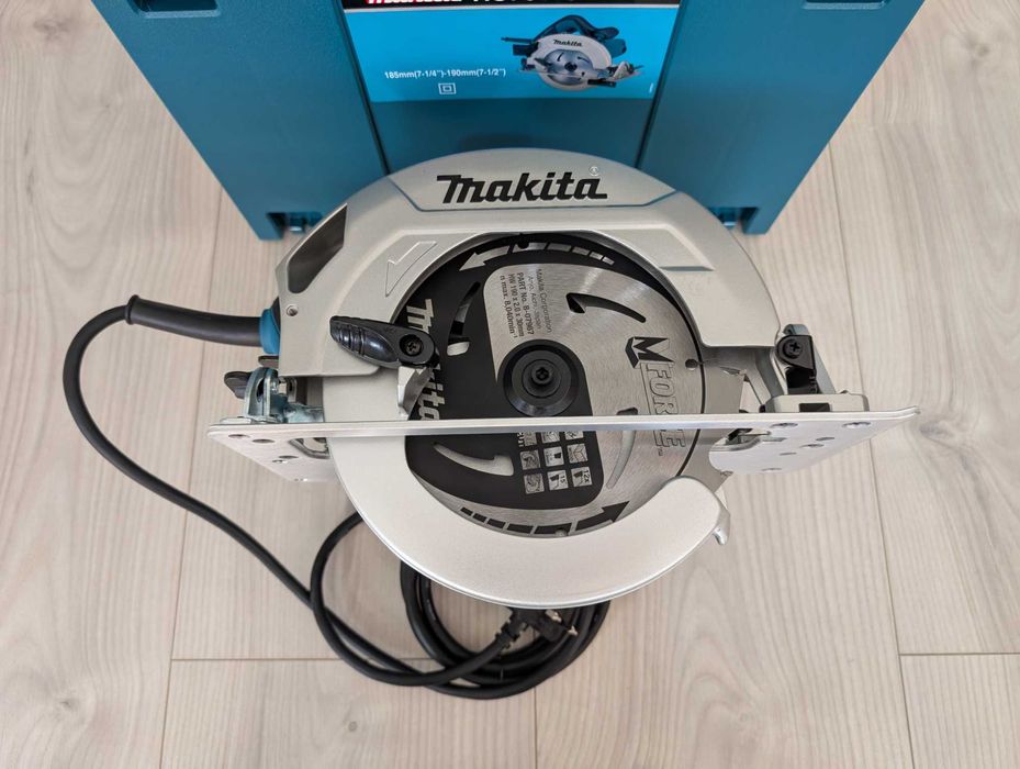 Makita HS7611J pilarka ręczna 1600W 185 mm + walizka, nowa